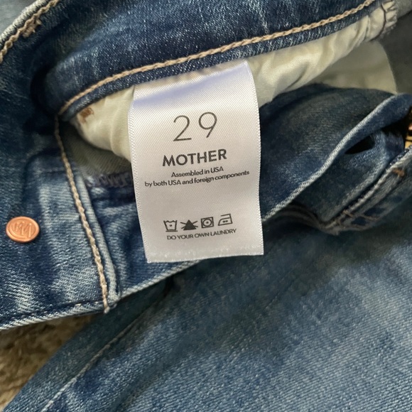Mother The Hustler Ankle Fray Jeans Size 29 - Picture 10 of 15